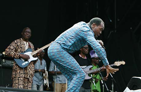 Seun Kuti in FRF2009 by Yasuyuki Kasagi